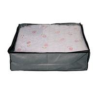 MSV 65 x 55 x 20 cm 100 Percent Polypropylene Non-Woven Blanket Cover, Black
