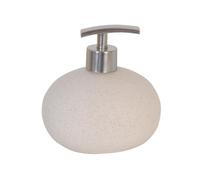 MSV ABS Sand Ceramic Stone Manali Soap Dispenser, Beige