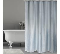 MSV Anti-Mould Shower Curtain - Anti-Bacterial, Washable, Waterproof, Polyester, 240 x 200 cm, Grey