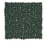 MSV Antibacterial Non-Slip Shower Mat with Suction Cups Dark Green Approx. 53 x 53 cm