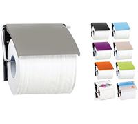 MSV Bathroom Series Uni Toilet Roll Holder Taupe Grey / Brown,30 x 20 x 15 cm
