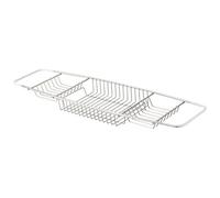 MSV Bathtub Tray of Stainless Steel 68,5X18X5,5cm, Multi-Colour, 68.5 x 18 x 15 cm