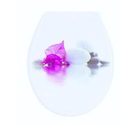 MSV Borneo Toilet Seat, Multi-Colour, 25 x 25 x 5 cm