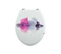 MSV Borneo Toilet Seat, Silver