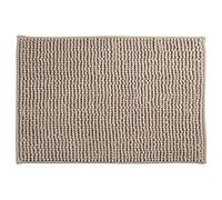 MSV Chenille Deep Pile Bath Mat 40 x 60 cm Taupe
