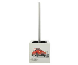 MSV "Citroen 2CV Stainless Steel/MDF Toilet Brush, Multi-Colour