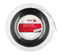 MSV Co Ultra Tennis Racket String 200m Reel - Black