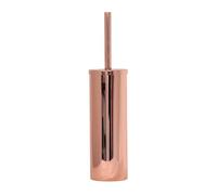 MSV Copper Toilet Brush Set with Holder, Stainless Steel & Nylon Bristles, Bathroom Accessory
