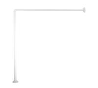 MSV Corner Shower Bar, White, 80 x 80 cm