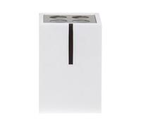 MSV "Dubai Polyresin Toothbrush Holder, White