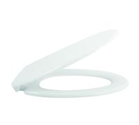 MSV Easy to Clip Toilet Seat in Thermosetting Material with Slow Closing, White
