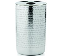 MSV FES Stainless Steel Toothbrush Holder, Stainless-Steel, Silver, 7.2 x 11.3 x 7.2 cm