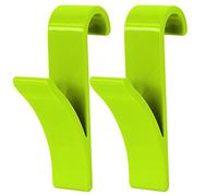MSV Hook for Towel Dryer, Green, 2-Piece