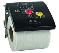 MSV "Hopscotch Stainless Steel MDF Toilet Paper Holder, Multi-Colour