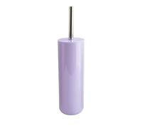MSV Inagua Toilet Brush Holder Toilet Brush Container - Polystyrene Toilet Set with Stainless Steel Handle, Lavender