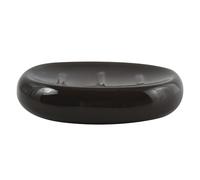 MSV Java Ceramic Soap Dish Black