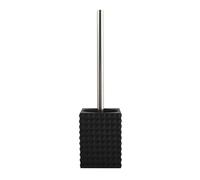 MSV "Kubik Toilet Brush, Black/Silver