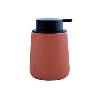 MSV Maonie Ceramic Liquid Soap Dispenser 300 ml Matt Terracotta Red, Standard