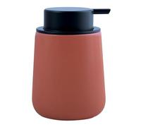 MSV Maonie Ceramic Soap Dispenser Liquid Soap Dispenser 300 ml Matt Terracotta Red