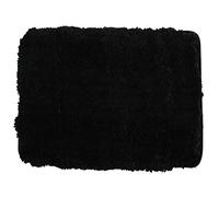 MSV Microfiber Bath Mat, Black, 70 x 50 cm