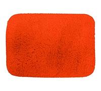 MSV - Microfibre bath mat - 50 x 70 cm - Orange - Soft and comfortable - Quick absorbing - Ideal for bathroom - Easy care - Quick drying
