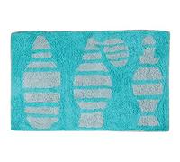 MSV "Moshi Cotton Bath Mat, Blue, 50 x 80 cm