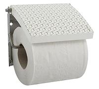 MSV Mozaik Toilet Roll Holder MDF Stainless Steel, Colourful, 13 x 15 x 11,5 cm