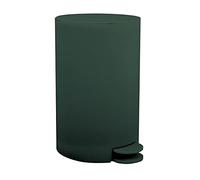 MSV Osaki Cosmetic Bin Pedal Bin 3 Litres with Removable Inner Bucket Dark Green