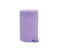 MSV Osaki Cosmetic Bin, Pedal Bin, 3 Litres, with Removable Inner Bucket, Matte Lavender