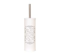MSV Paris Toilet Brush, Stainless-Steel, Cream, 30 x 20 x 15 cm