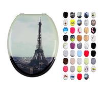 MSV "Paris Toilet Seat, Multi-Colour
