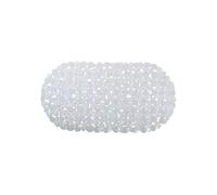 MSV "Pebbles Bath Mat, Transparent, 69 x 36 cm