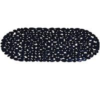 MSV "Pebbles Bathtub Mat, Black, 68 x 35 cm