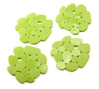 MSV "Pebbles Non-Slip Pads with Suction Cup, Green