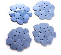 MSV "Pebbles Non-Slip Pads with Suction Cup, Grey