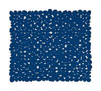 MSV "Pebbles Shower Mat, Dark Blue, 53 x 53 cm
