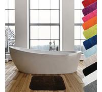 MSV Polyester Plus Latex Microfibre Mat, Chocolate Brown