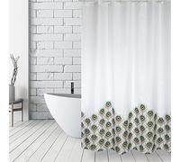 MSV Polyester Shower Curtain 180 x 200 cm Peacock