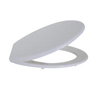 MSV Polypropylene Toilet Seat, White