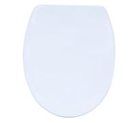 MSV Polyresin/Stainless steel Toilet Seat, White