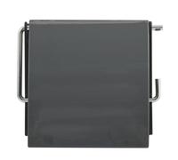 MSV Polystyrene Toilet Roll Holder in Anthracite Grey, 30 x 20 x 15 cm