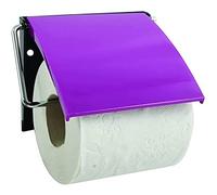 MSV Polystyrene Toilet roll Holder in Purple, 30 x 20 x 15 cm