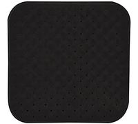 MSV Premium Shower Mat Bath Mat Bath Mat Antibacterial Non-Slip with Suction Cups - Black - Smells of Roses - Approx. 54 x 54 cm - Washable at 60 °C