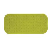 MSV Premium Shower Mat Bath Mat Bath Mat Antibacterial Non-Slip with Suction Cups - Green - Smells of Roses - Approx. 36 x 97 cm - Washable at 60 °C