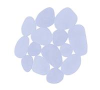 MSV Non-Slip Pads Pebbles with Suction Cup in Transparent
