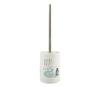 MSV Rio Ceramic Toilet Brush with Holder White