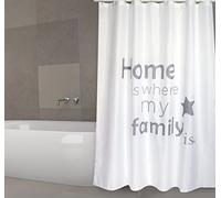 MSV Shower Curtain, Multi-Colour, Unique Bathroom Curtain for Showers, Plastic