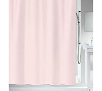 MSV Shower Curtain Polyester 180X200CM Pink