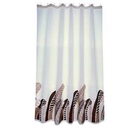MSV Shower curtain Premium 180x200cm Federn Vintage