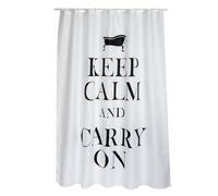 MSV Shower curtain Premium 180x200cm Keep Calm